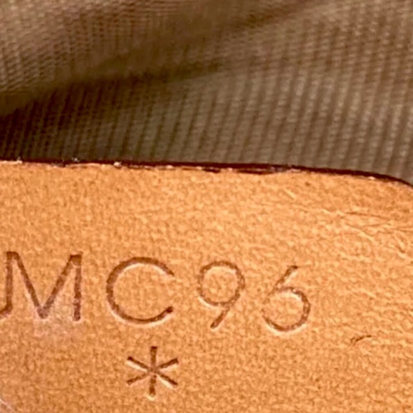 CELINE Macadam Blason Triumph Brown Carry-On Orange Leather Stripes Authentic - Picture 10 of 17